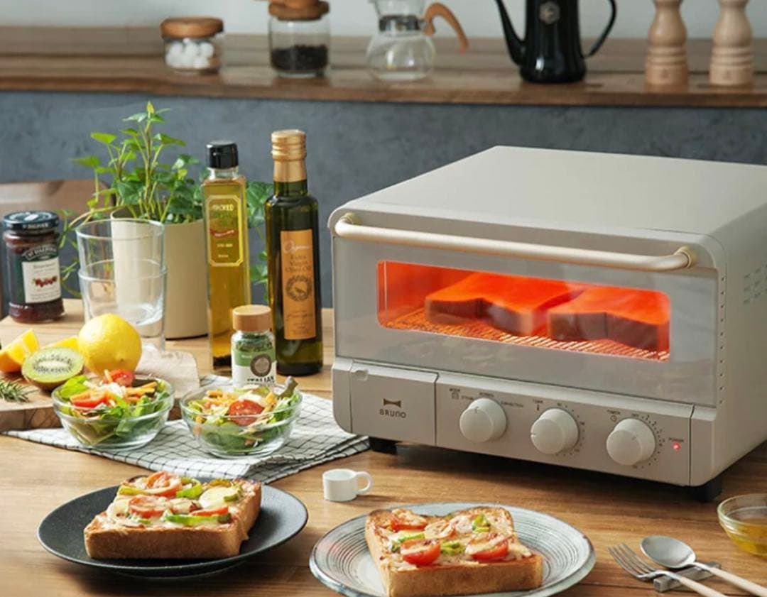 BRUNO crassy+ 4枚焼き スチーム&ベイク トースター GRG 44
