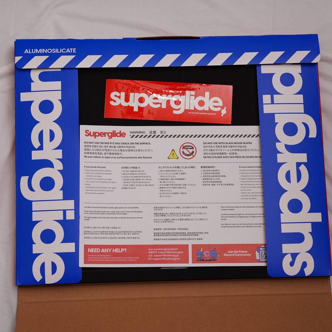 superglide プレミアムガラスマウスパッド Lサイズ