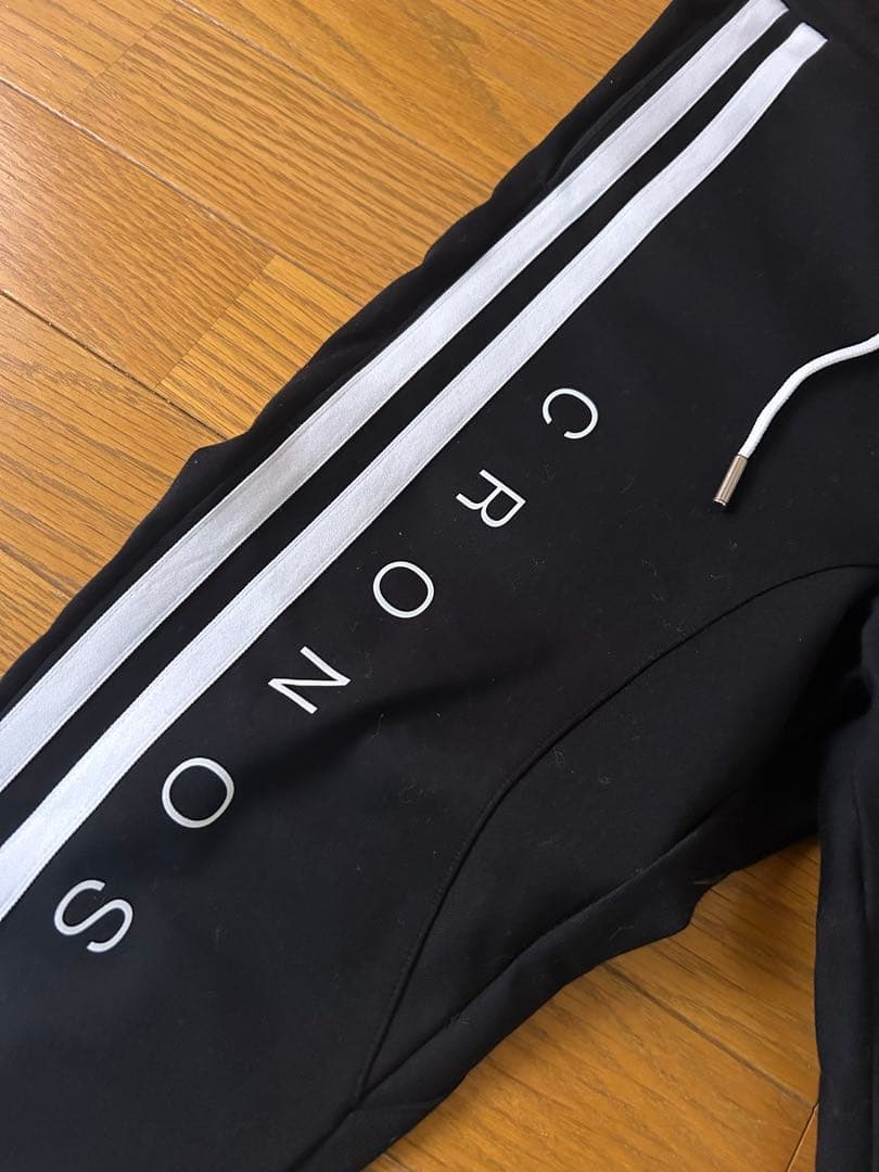 「美品」 ブラック ジョガーパンツ☆CRONOS