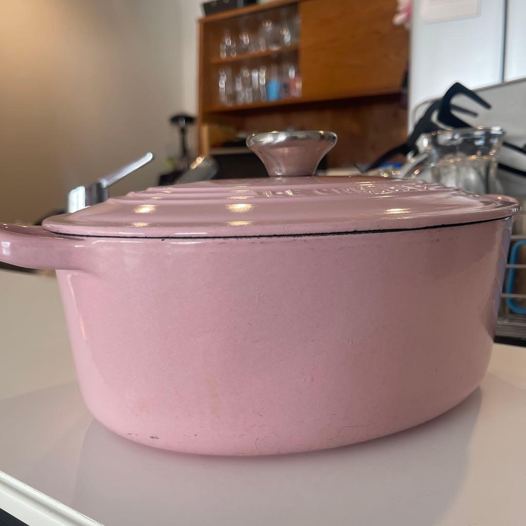 LE CREUSET 両手鍋 25cm ピンク