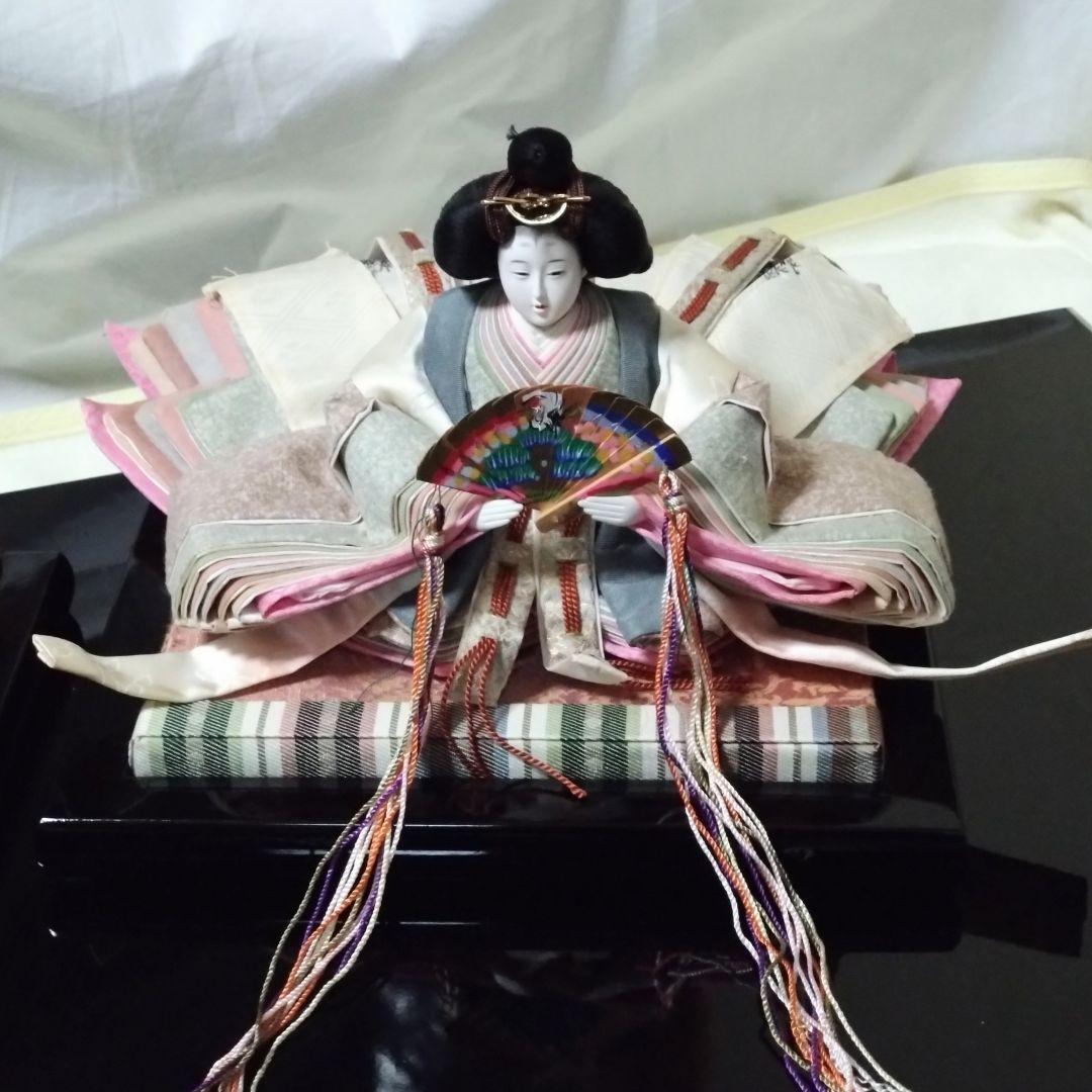 伝統的 ひな人形セット 雛人形 平安雛 長月作 十二単衣 日本人形 三月人形