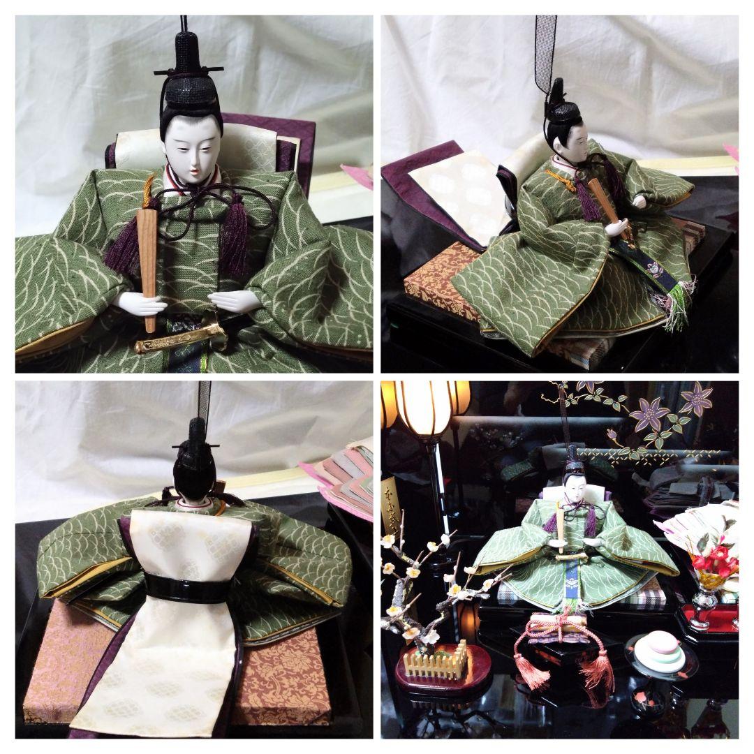 伝統的 ひな人形セット 雛人形 平安雛 長月作 十二単衣 日本人形 三月人形