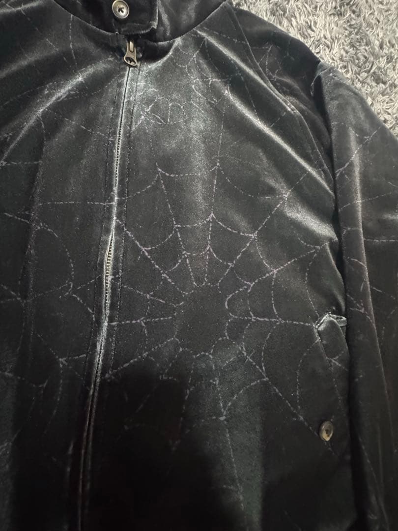 ベロアジャケット スパイダーマン supreme