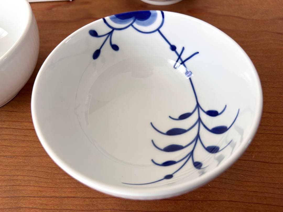 ボウル　13cm 3個　プレイン　メガ　ホワイト