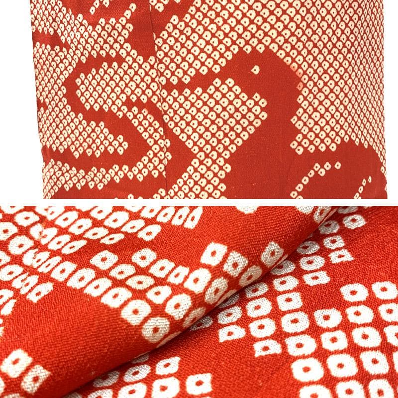 411ag21■正月 三歳 五歳 女児 アンティーク 着物&袖付き被布■良好