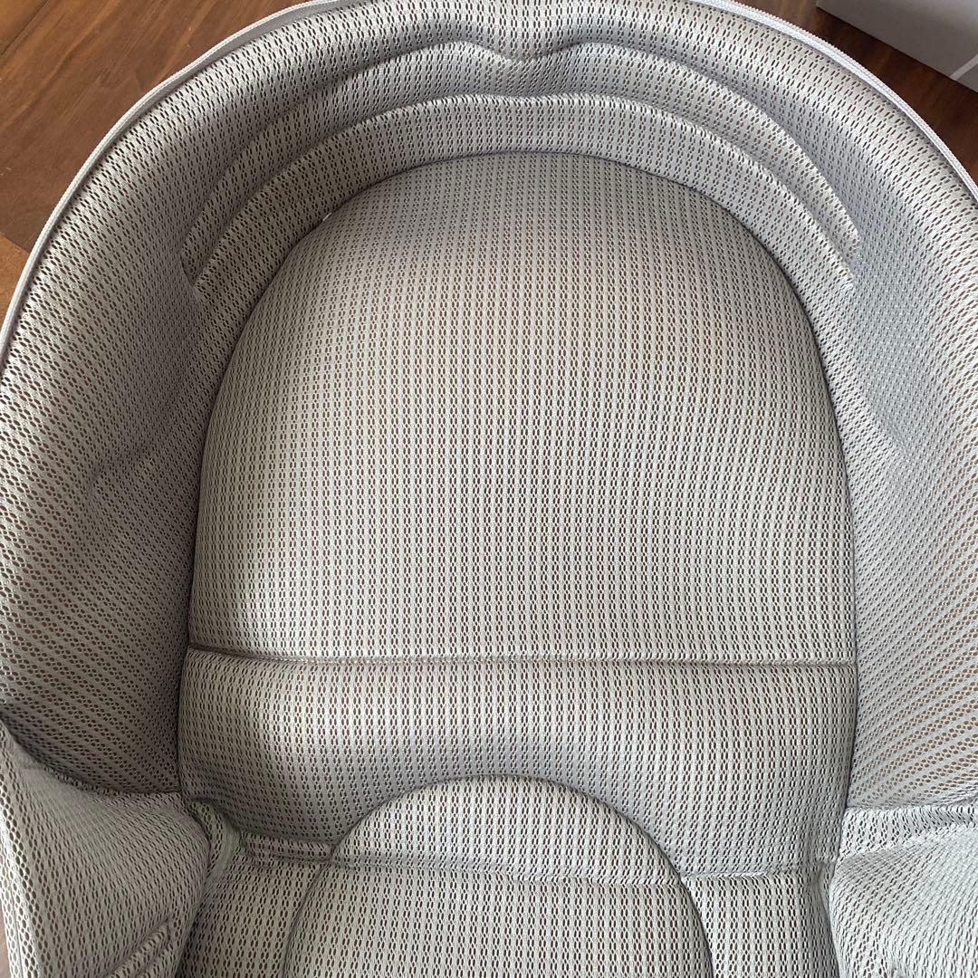 mamaism メッシュベビーベッド グレー