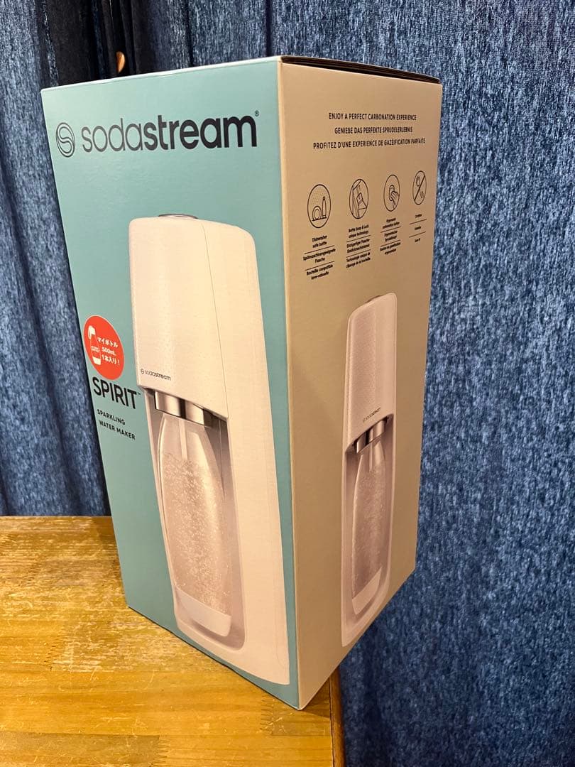 新品⭐︎未使用⭐︎箱付　ソーダストリーム　すぐ使えます　炭酸水製造機