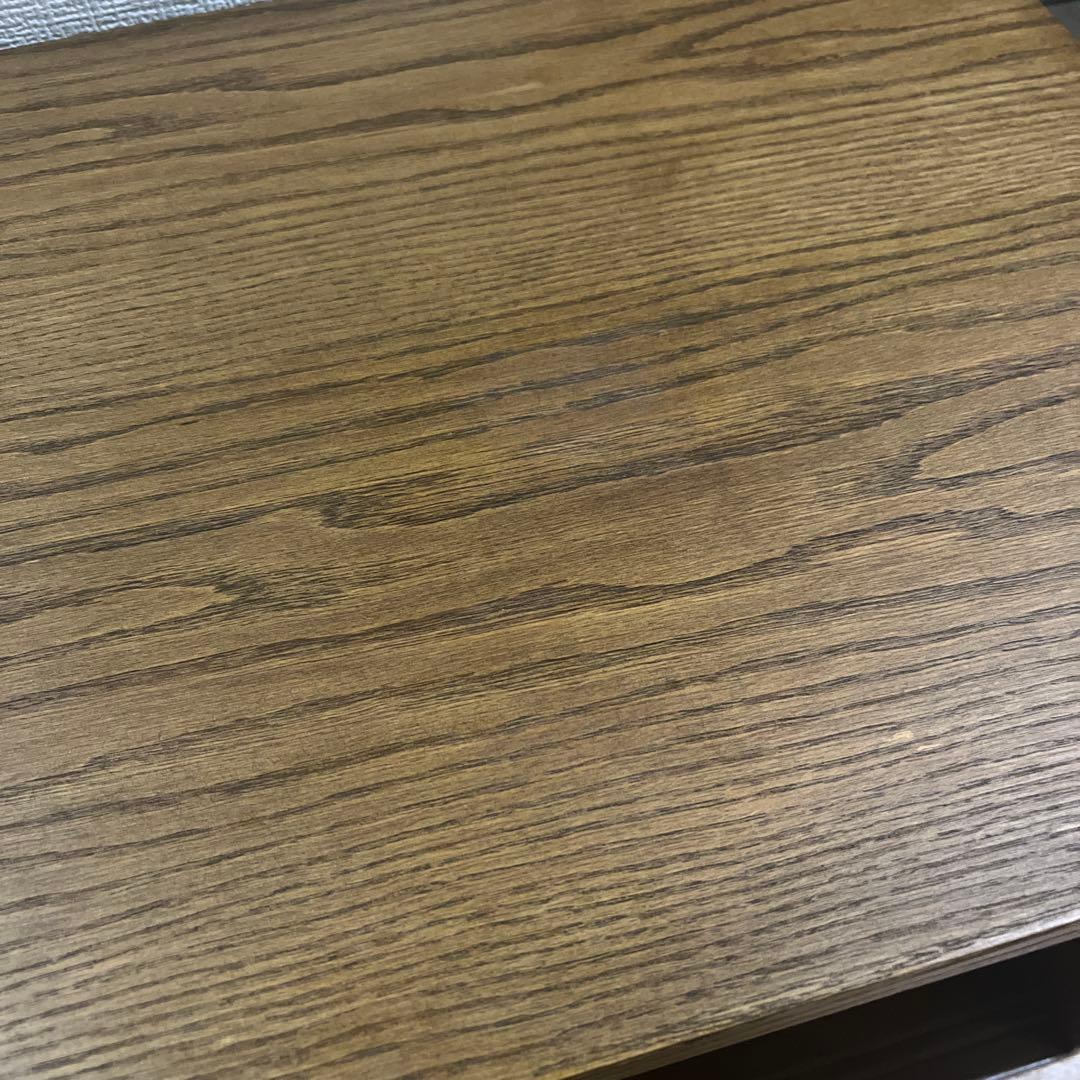 リセノ　R.U.S ガラスキャビネットミッドブラウン奥行き400