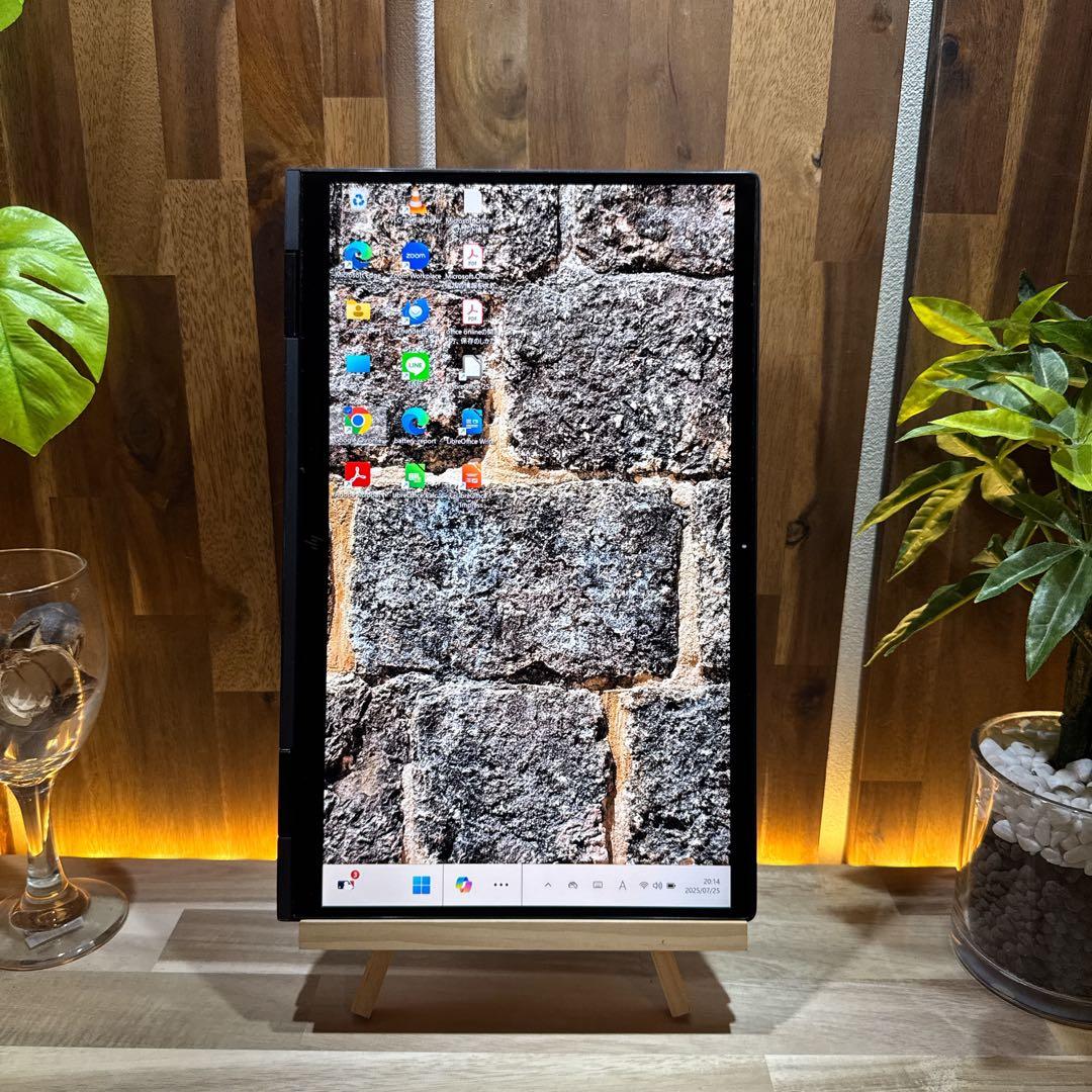 準美品・高級感2in1‼️HP☘Ryzen7☘指紋認証☘512GB☘ノートパソコン