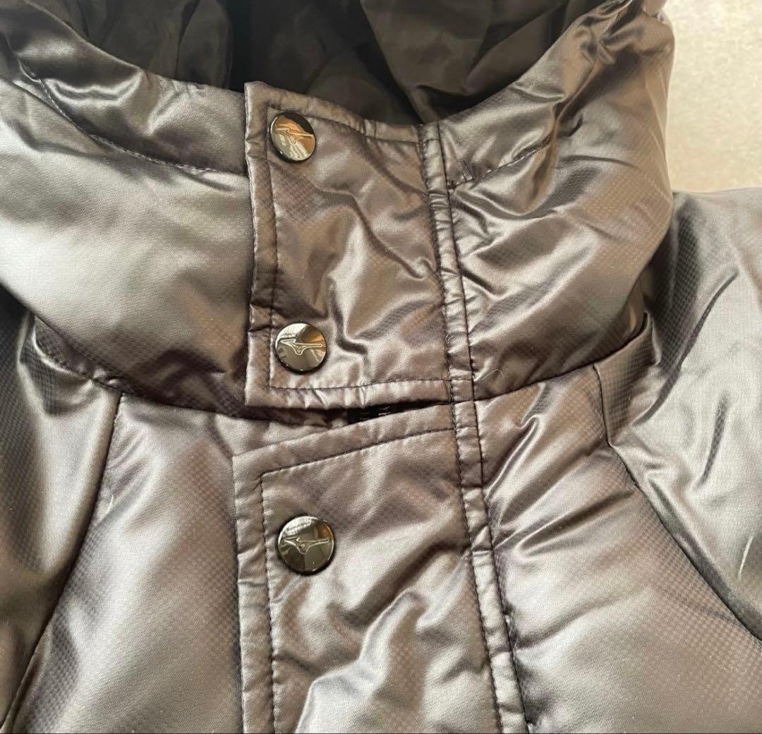 【美品】MIZUNO ベンチコート　 Lサイズ　　ダウンコート　ロング　黒