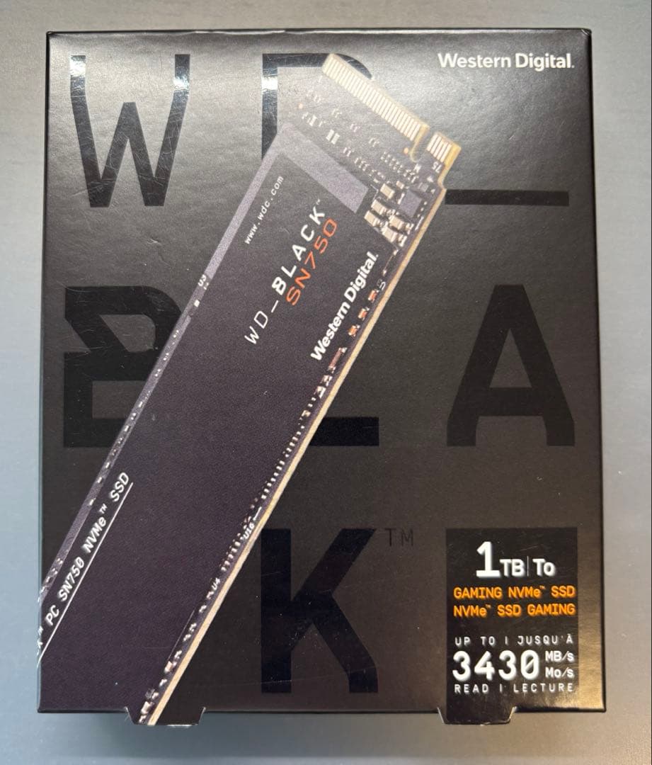内蔵型SSD WD BLACK SN750 NVMe 1TB