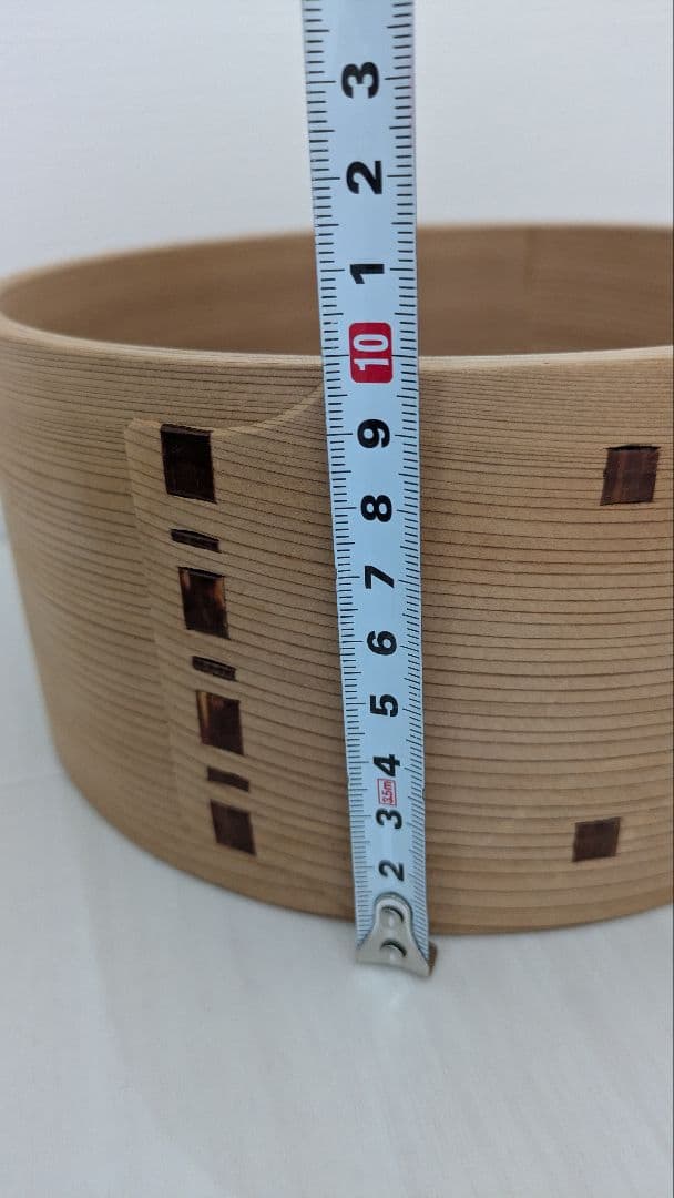 曲げわっぱ無塗装　おひつ　秋田杉　３合