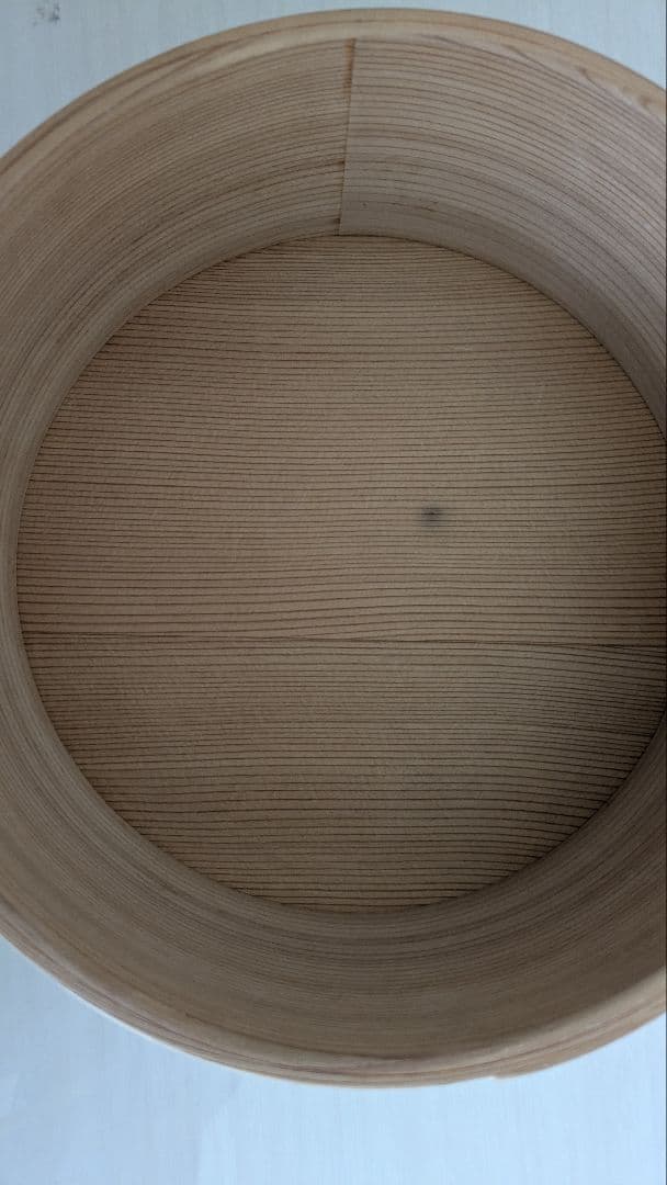 曲げわっぱ無塗装　おひつ　秋田杉　３合