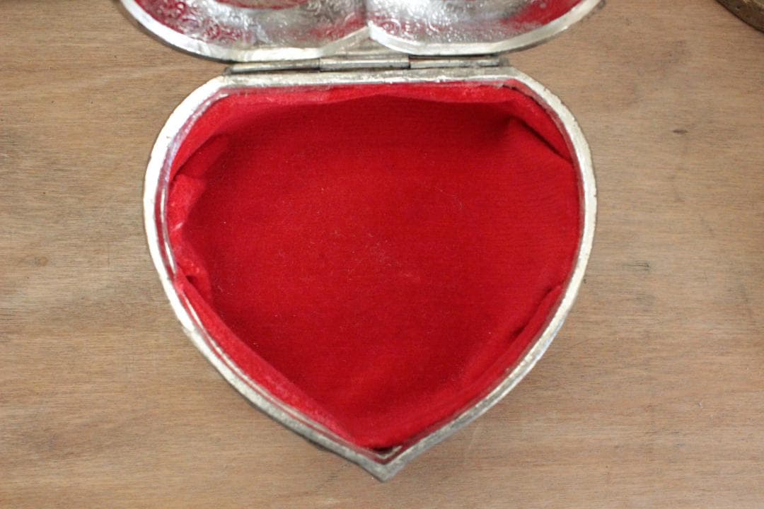 装飾ジュエリーボックス・天使ハート/フランスアンティーク