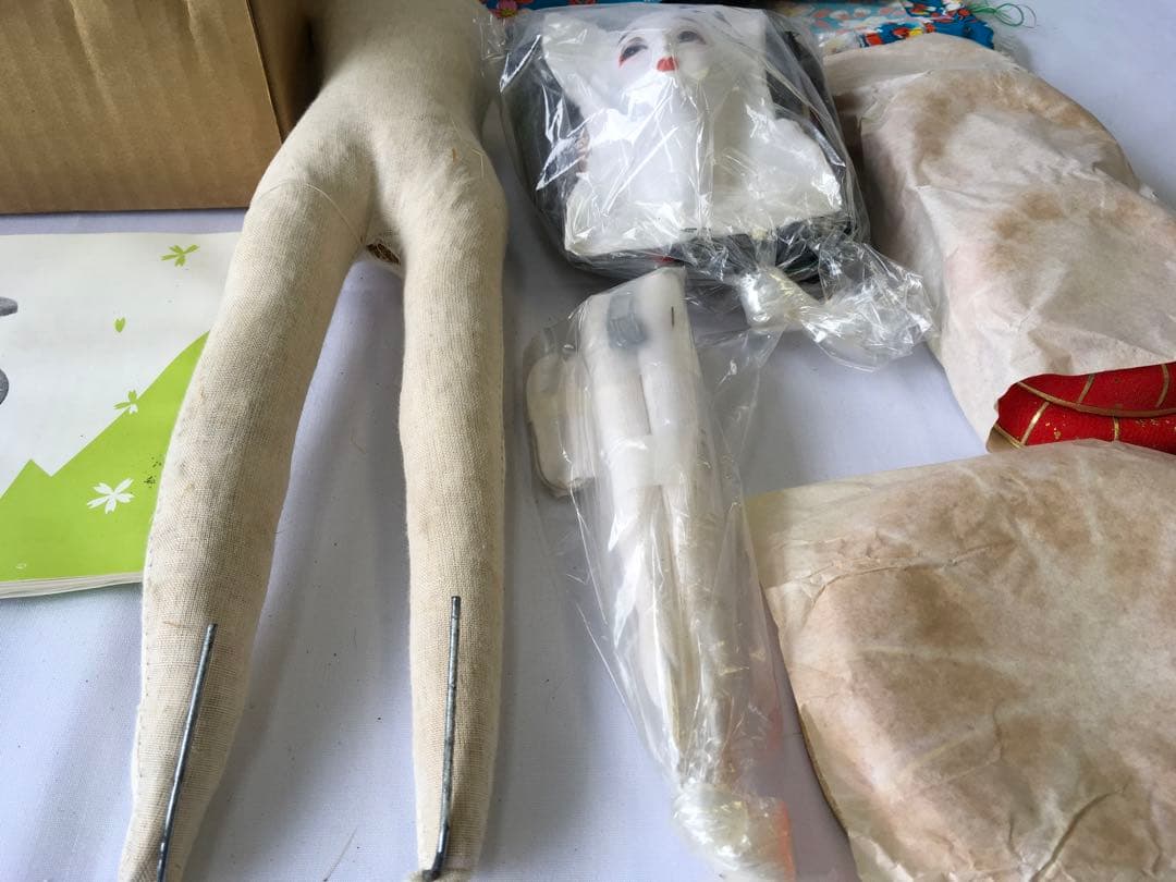 東京高等人形学院 日本人形作成キット　6体セット