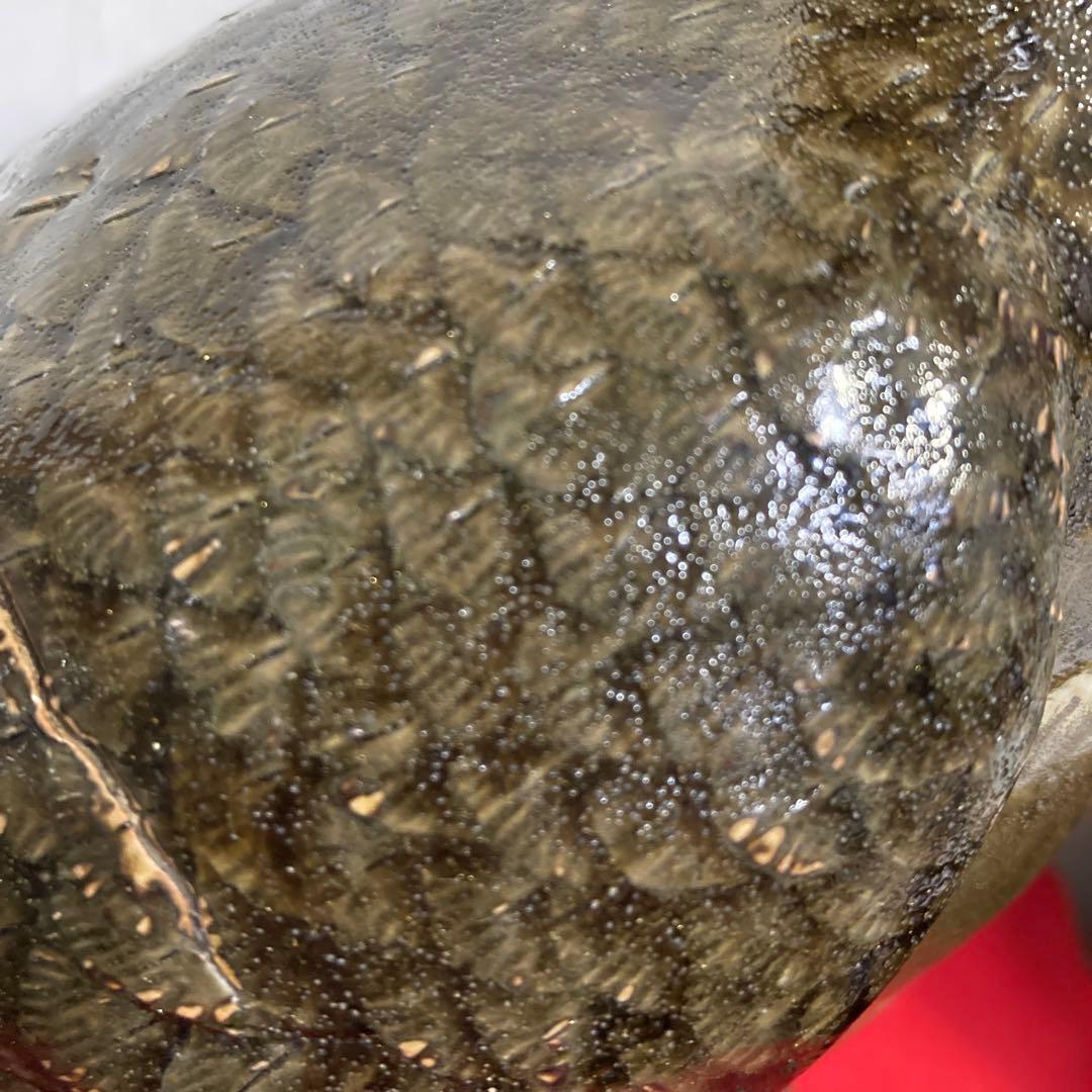 遠州七窯　福岡筑前高取焼　鷹置物　　　　　元祖高取焼　七十卯翁　◯高英一刻印あり