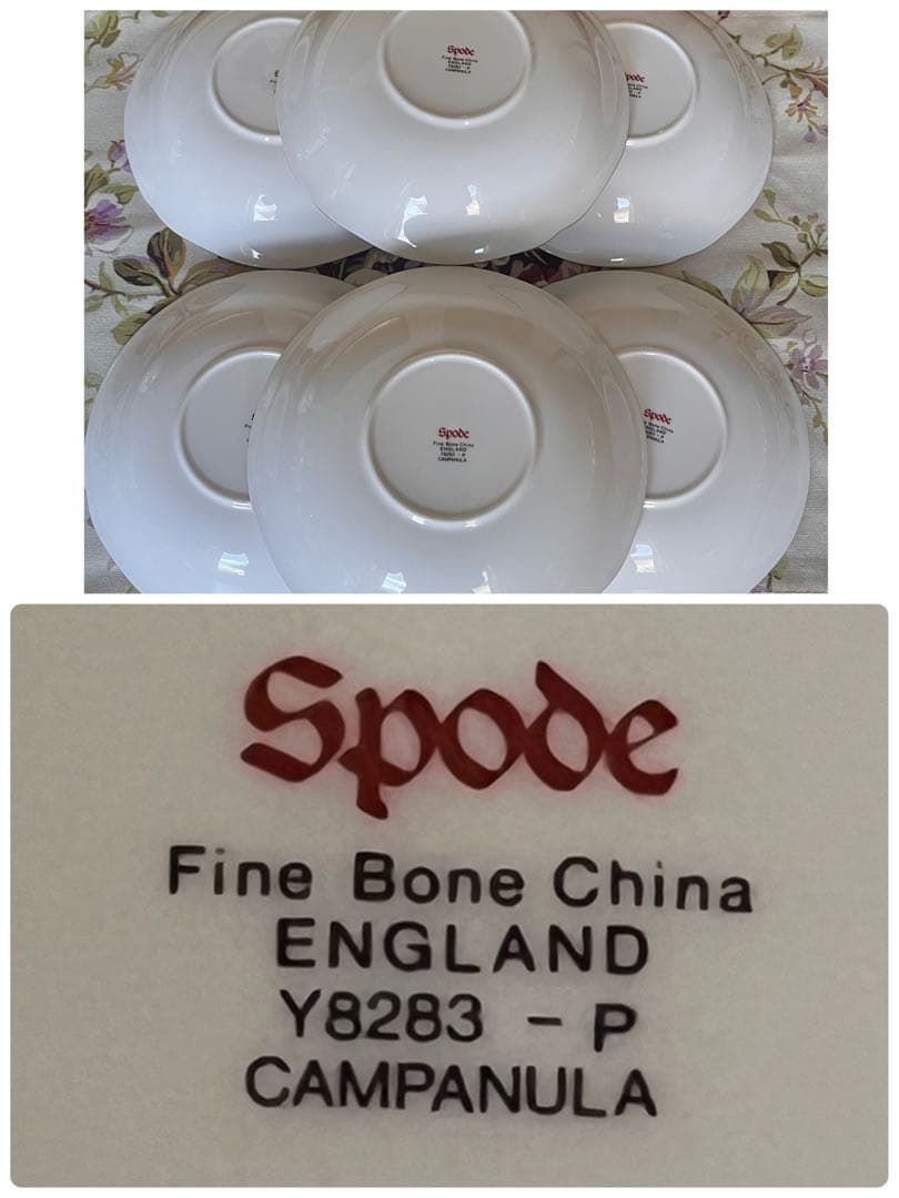 【希少品】スポード ★カンパニュラ★サラダボウル　6個