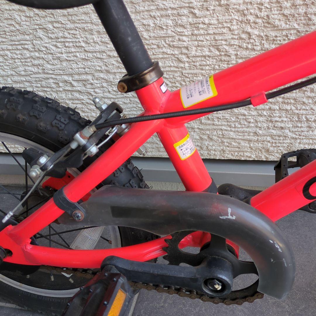 【かゆりぱ】CRANKER キッズバイク 14 赤