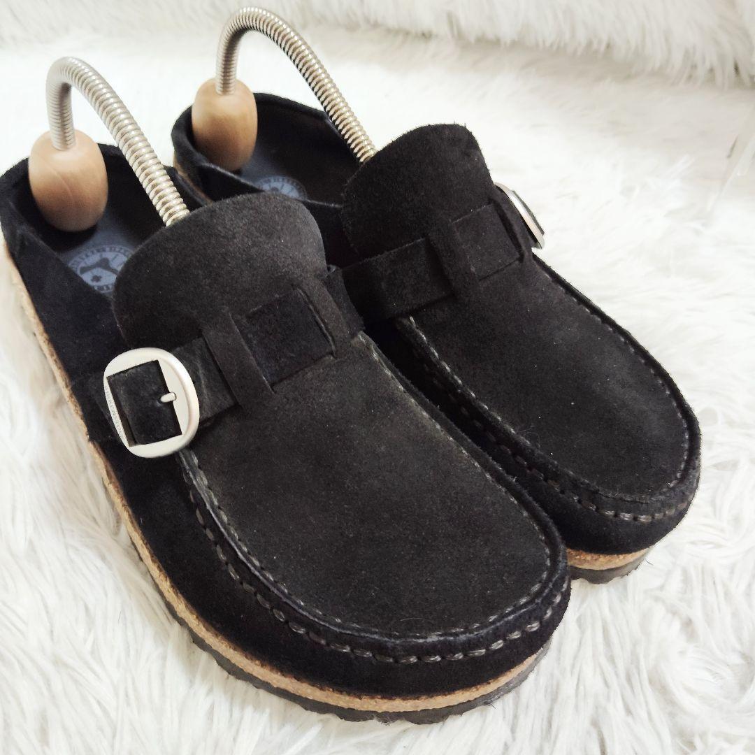 美品！ビルケンシュトック バックリー 37/24 黒 補色済 最終価格