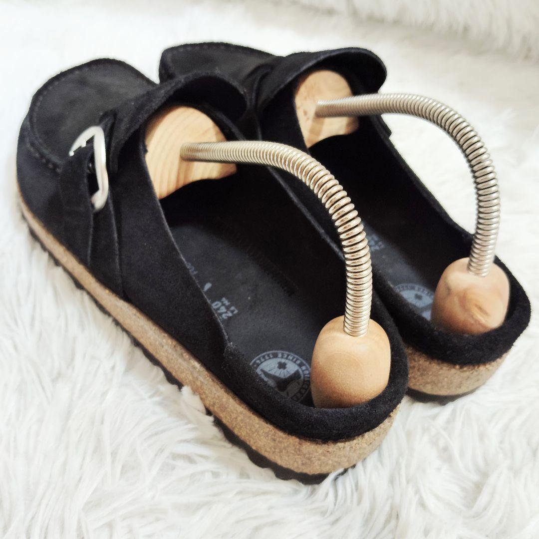 美品！ビルケンシュトック バックリー 37/24 黒 補色済 最終価格