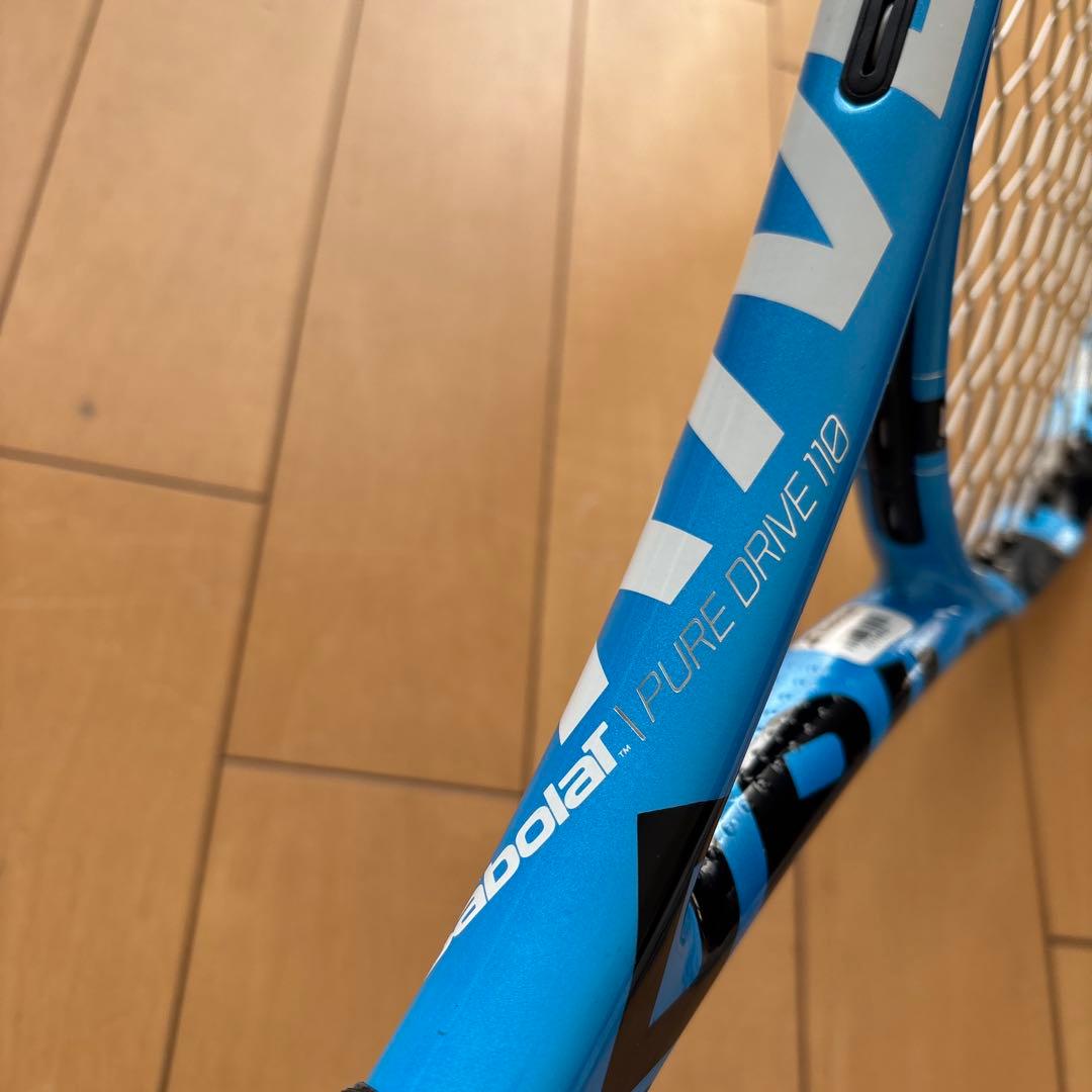 美品　バボラ　ピュアドライブ110 テニスラケット