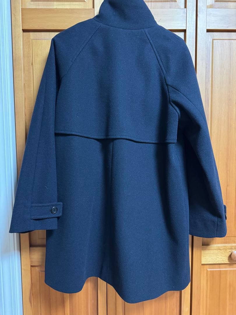 新品未使用品　any SiS ウールライクスタンドカラー ミドルコート ネイビー