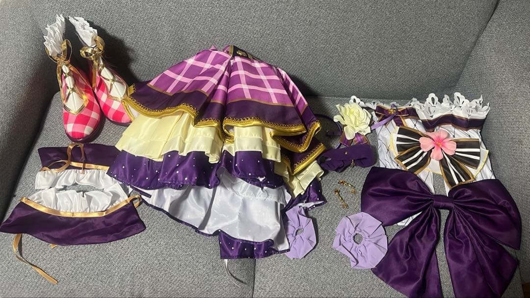 【靴付き】ラブライブ　東條希　フラワーブーケ　コスプレ　衣装　M
