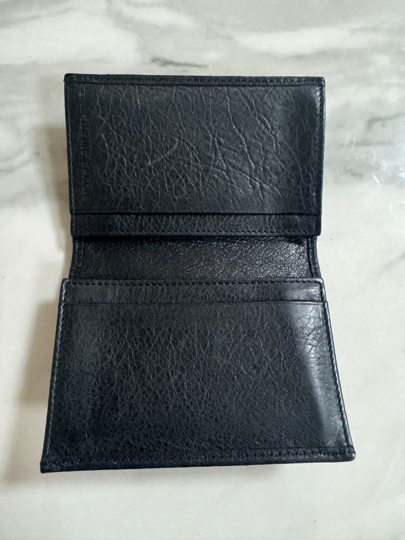 バレンシアガ クラシック ザ シティ レザー カードケース 名刺入れ ブラック