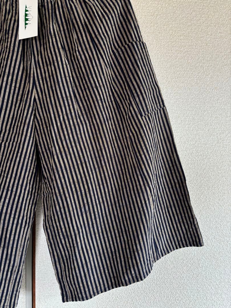 美品YAMMA ヤンマ産業 会津木綿 キュロットパンツ