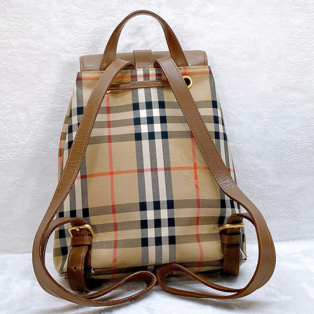 ✨美品✨バーバリー ミニリュック ノバチェック シャドーホース ヴィンテージ