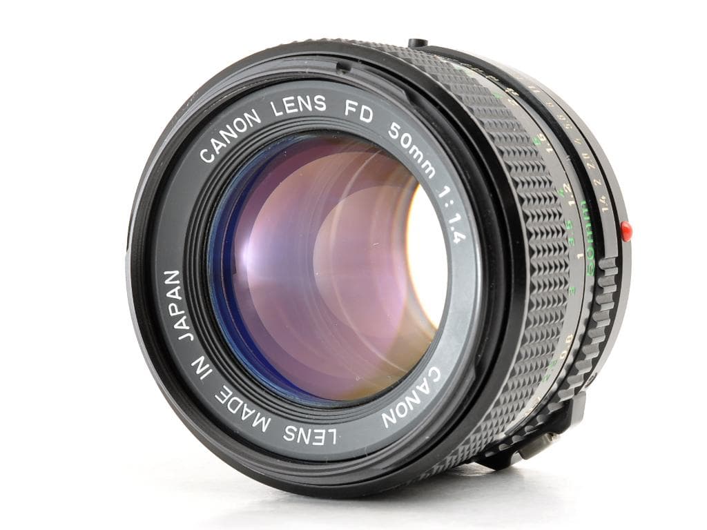 キヤノン AE-1 PROGRAM ブラック NFD 50mm f1.4 完動品