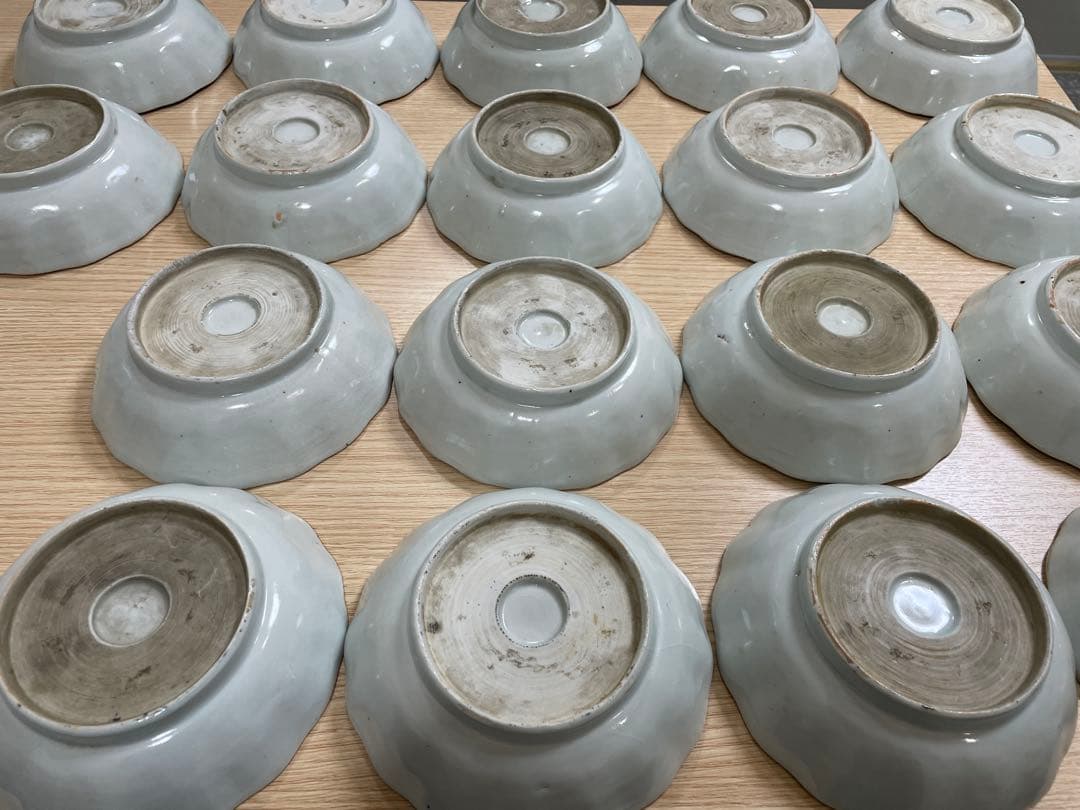 染付 なます皿 古伊万里 古美術 古道具 アンティーク 18枚 まとめ