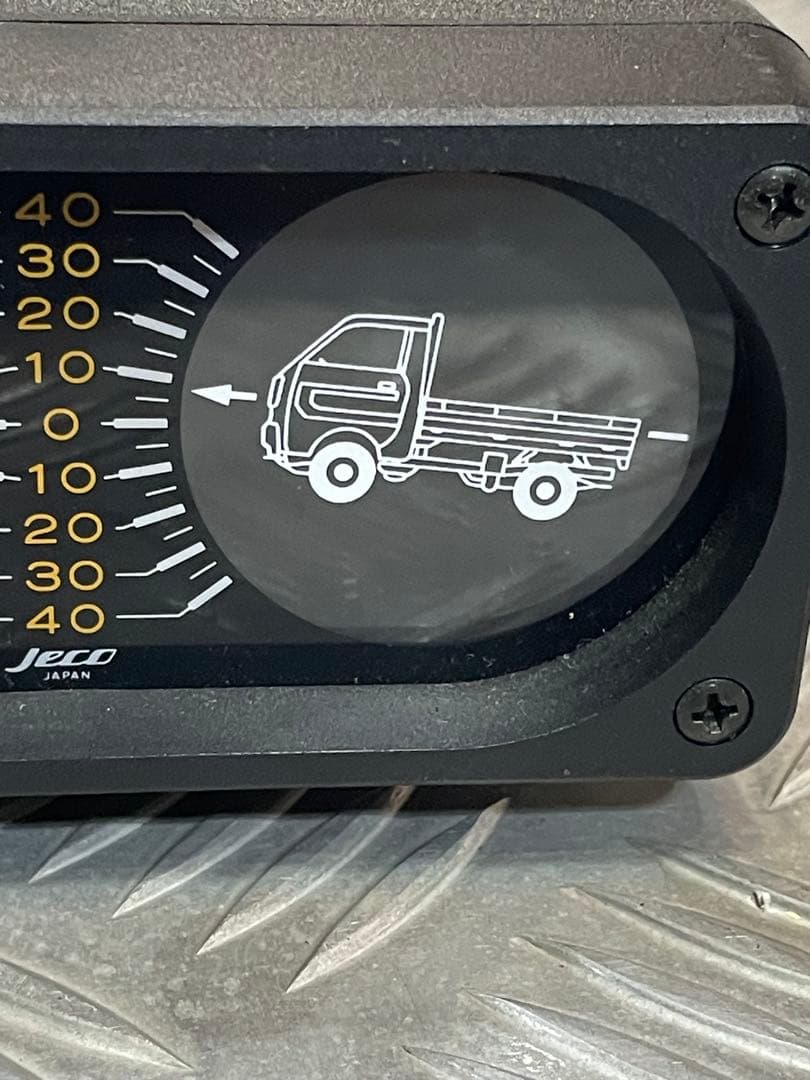 軽トラック　水平傾斜計　クリノメーター