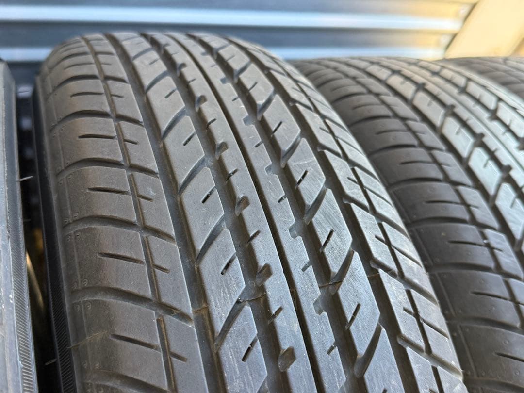 【バリ山　21年製】155\65R14 アルミ4本セット