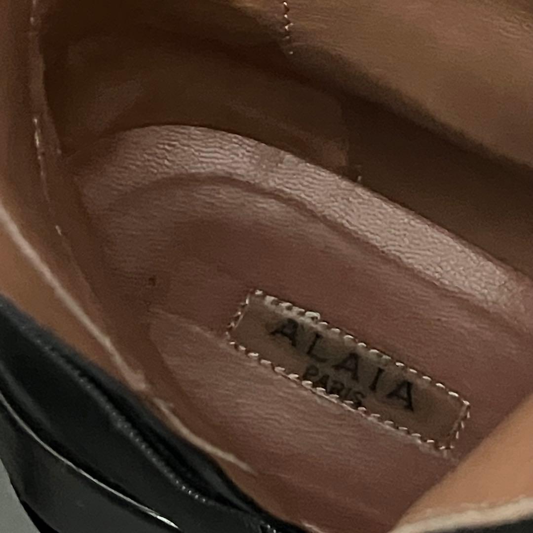 希少　ALAIA レザーロングブーツ　ビンテージ　アズディン・アライア　マドンナ