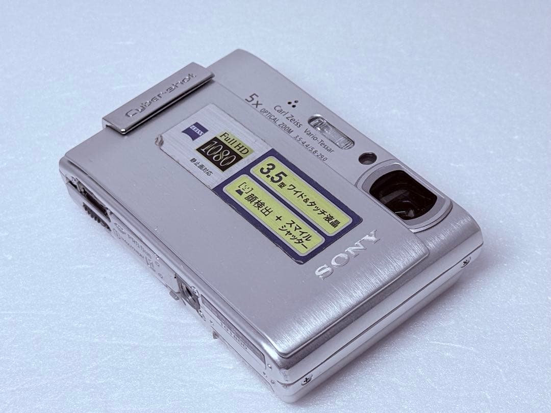 SONY DSC-T200 シルバー 動作確認済 コンデジ レトロ エモい
