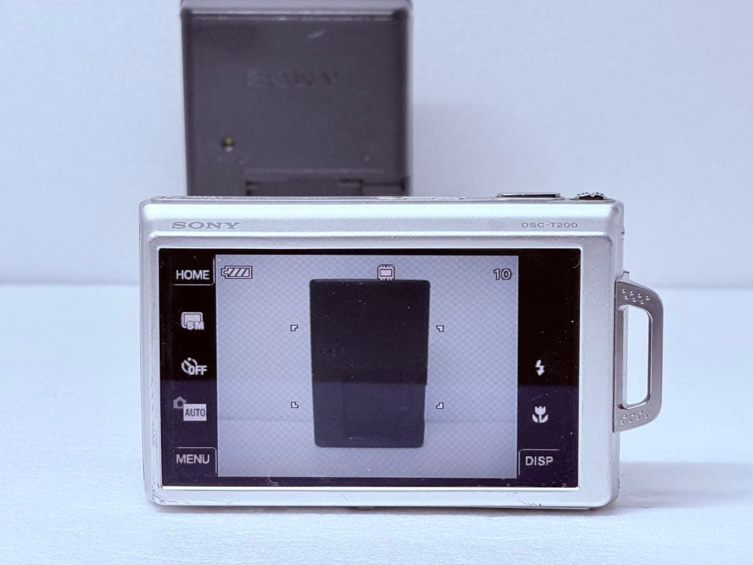 SONY DSC-T200 シルバー 動作確認済 コンデジ レトロ エモい