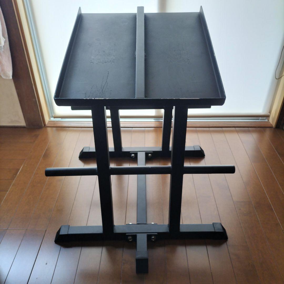 ウエイトトレーニング用スタンド 黒　アイロテック