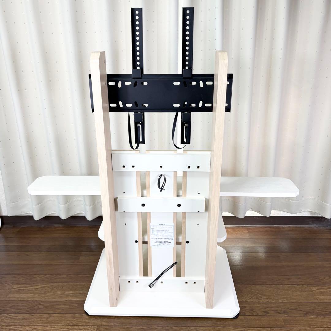未使用級✨️朝日木材加工 壁寄せ テレビスタンド 組み立て不要