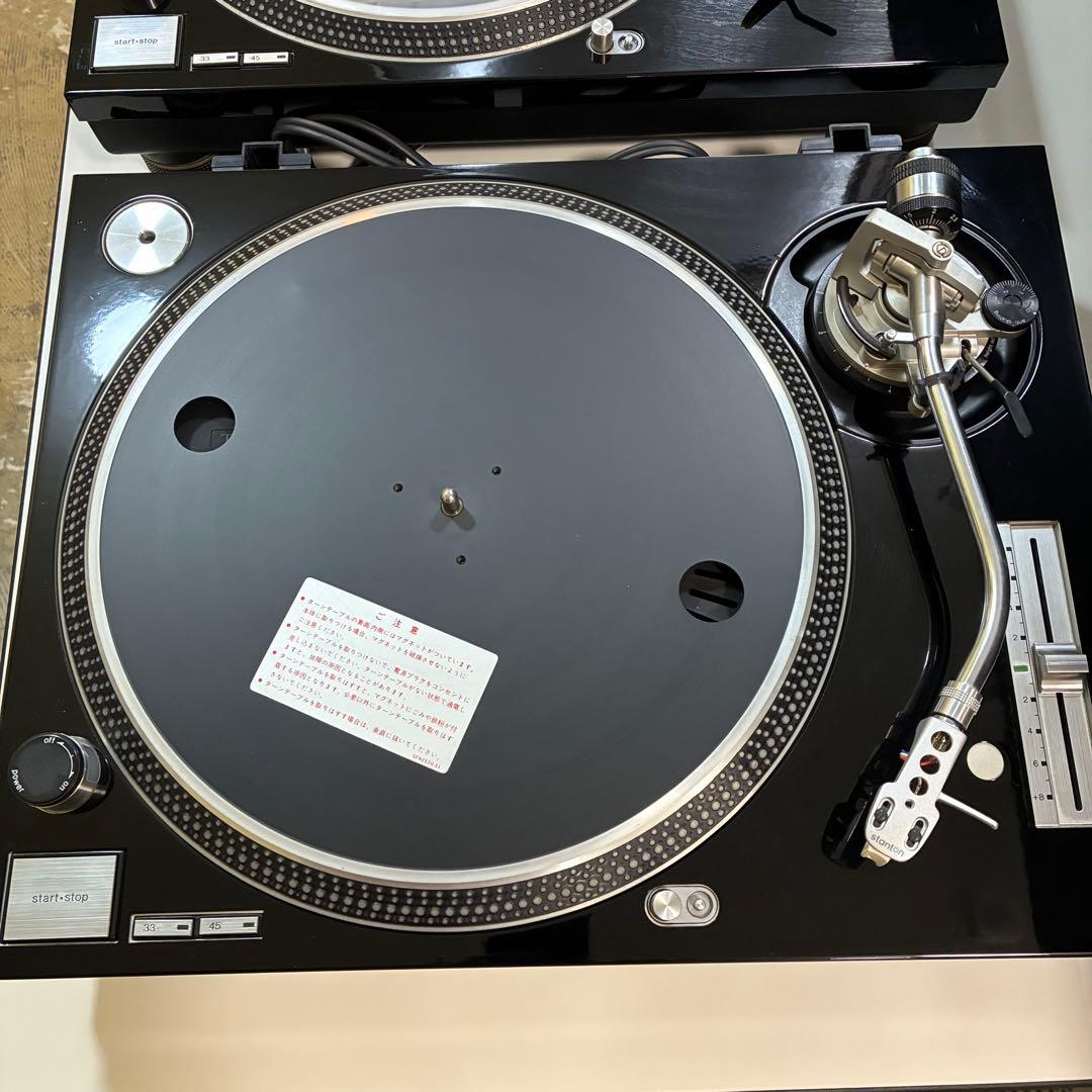 2台 （おまけ付）technics テクニクスターンテーブルSL1200 mk2