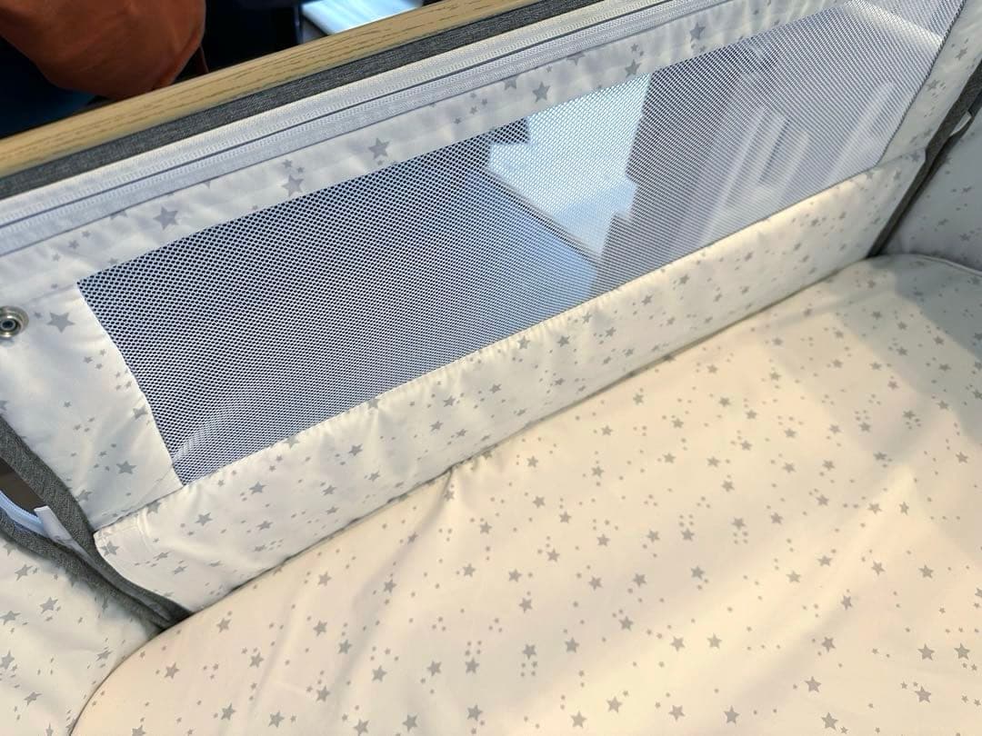 値下げ！HZDMJベビーベット（持ち運び 折りたたみ)◆高さ６段階調節◆添い寝