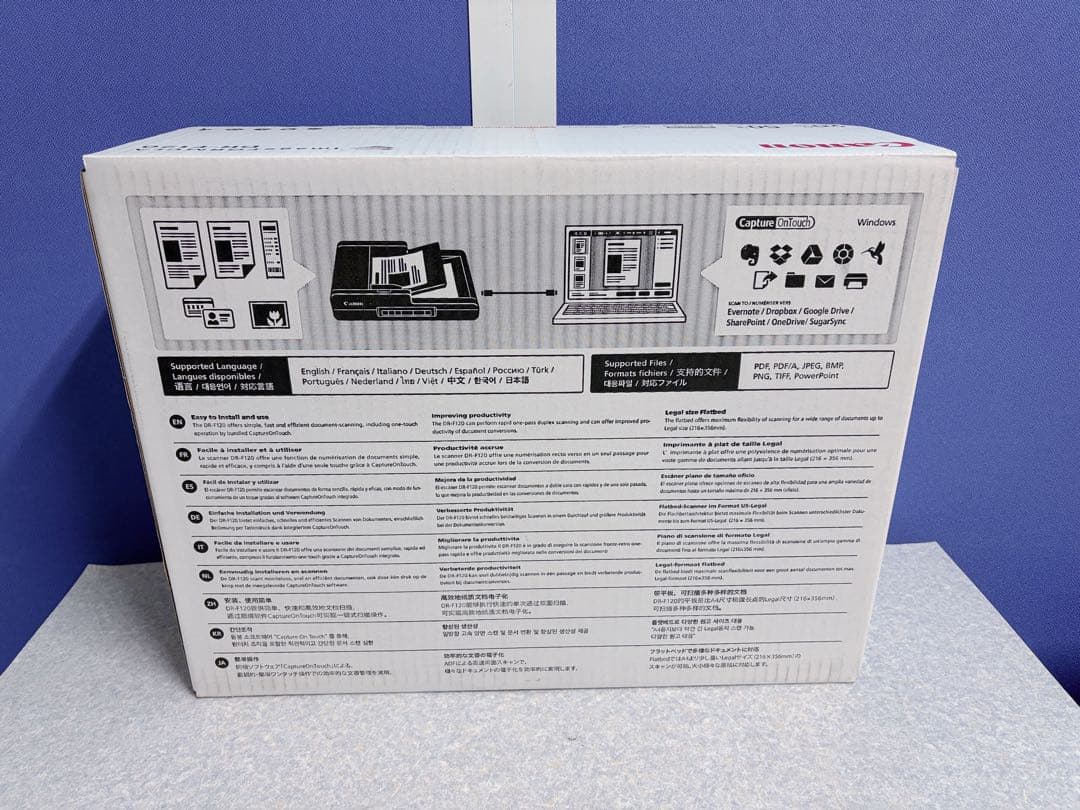 新品/未使用 Canon ImageFORMULA DR-F120 スキャナー