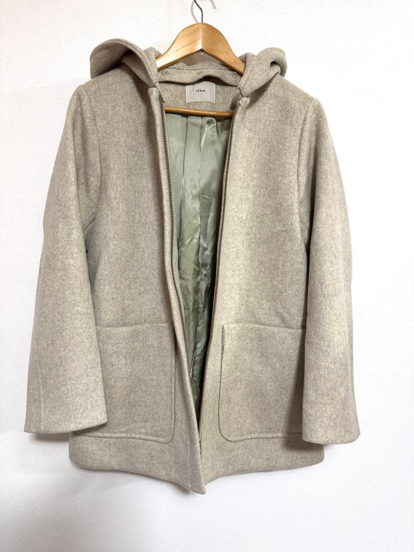 イエナ　IENA 二重織りシャルムハーフコート　38