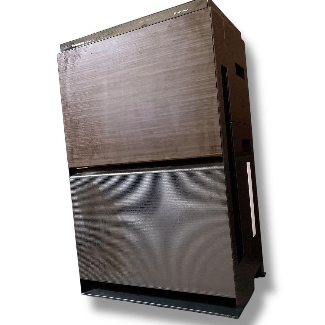 パナソニック 加湿空気清浄機 F-VXT90 2021年製 nanoeX 木目調