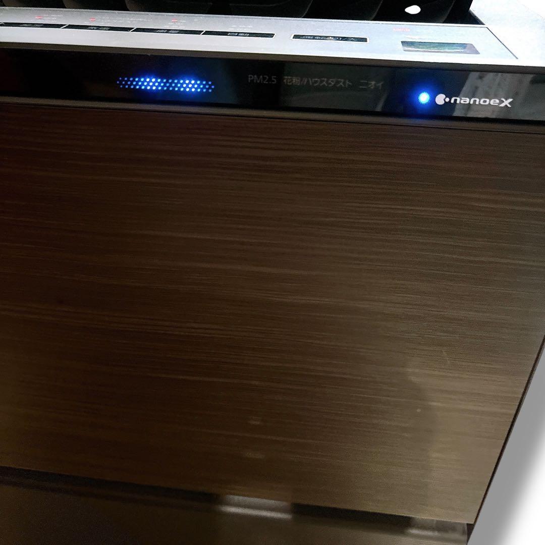 パナソニック 加湿空気清浄機 F-VXT90 2021年製 nanoeX 木目調