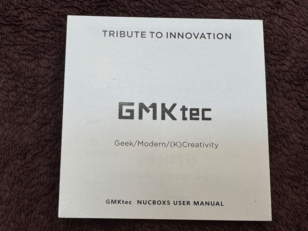 ミニPC GMKtec NucBox5 N5105 256GB 8GB WIN11 Pro