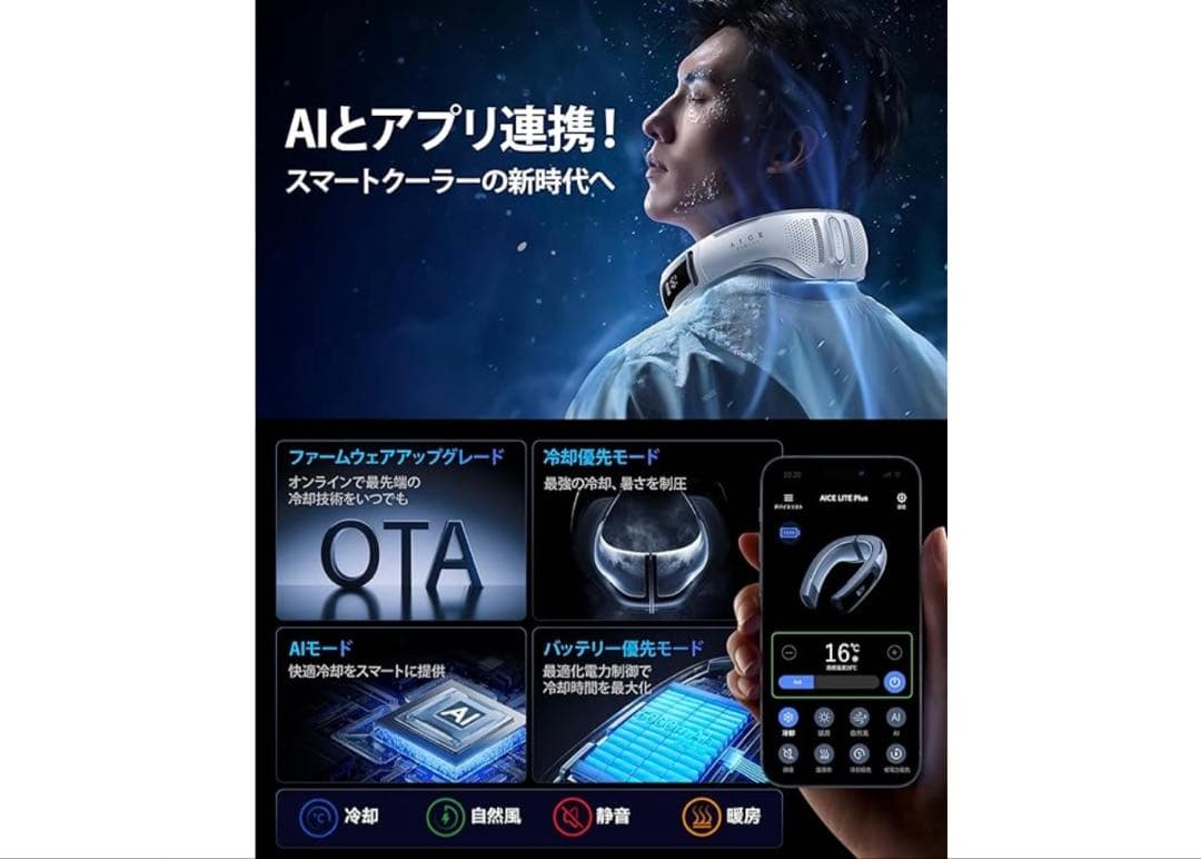 RANVOO AICE LITE ネッククーラー ホワイト