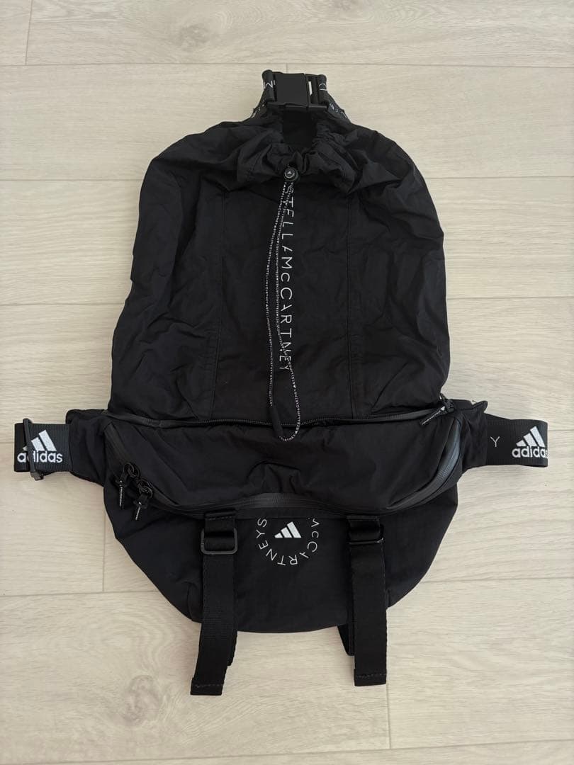 adidas by Stella McCartney ロゴ バムバッグ リュック