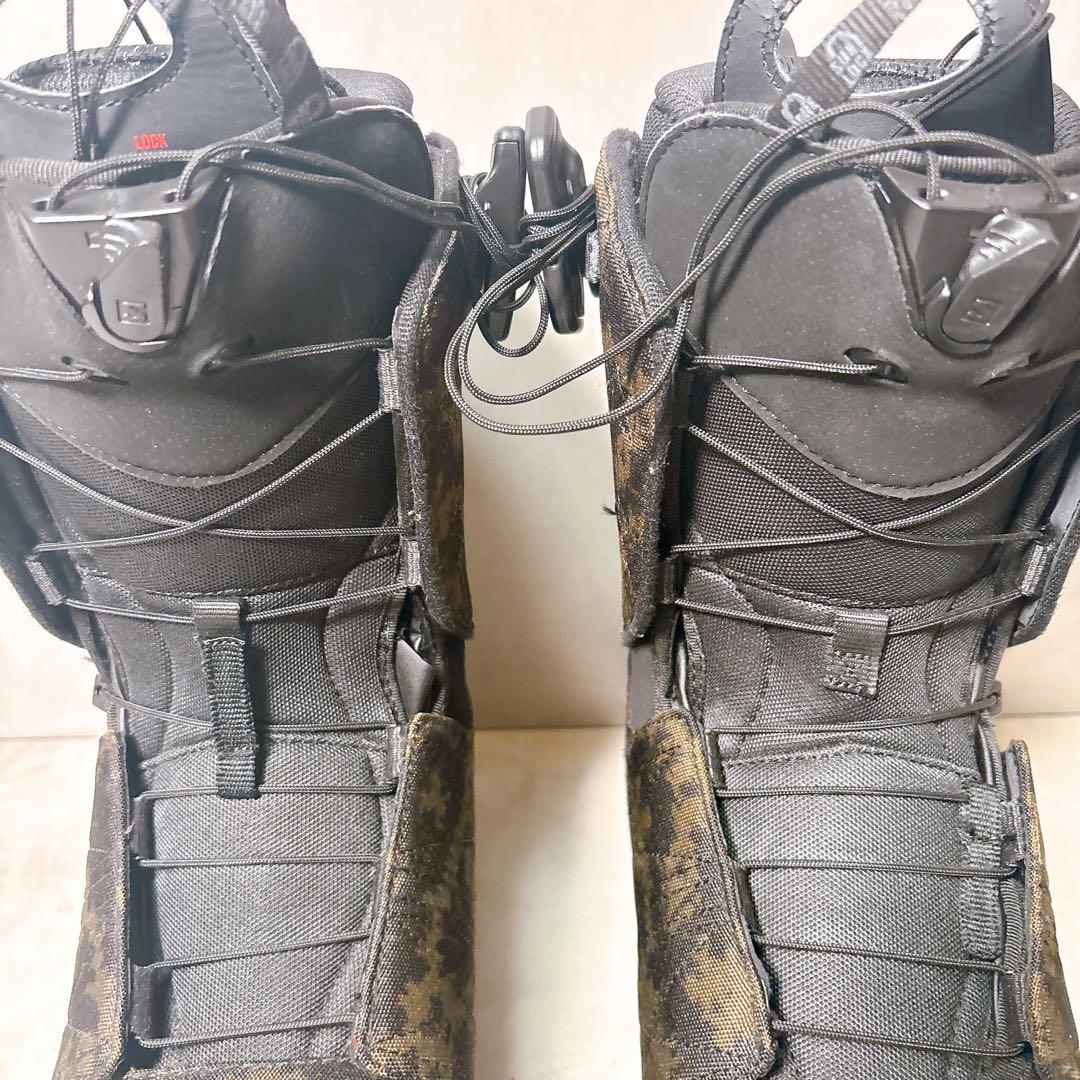 03B 26.5cm SALOMON クイックレース スノーボードブーツ