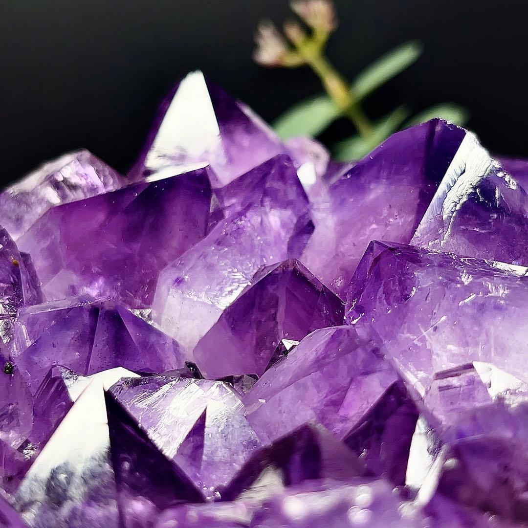 アメジスト　クラスター　原石　紫水晶　天然石　鉱物標本　【超美品】　激レア